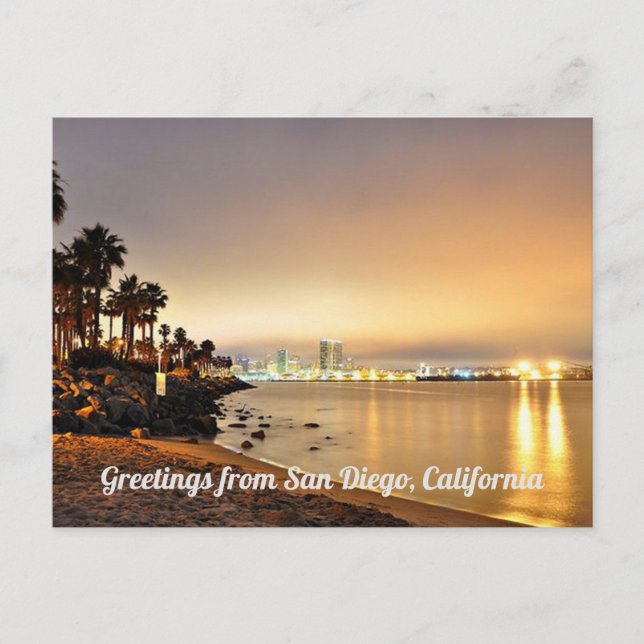 Carte postale de San Diego, Californie (Devant)