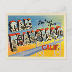 Carte postale de San Francisco Californie