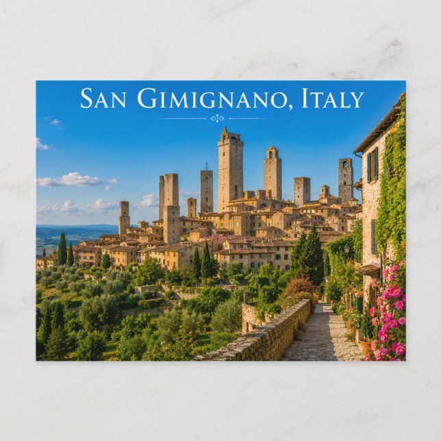 Carte postale de San Gimignano Italie (Devant)