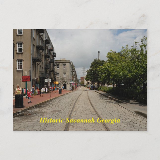 Carte postale de Savannah Georgie historique (Devant)