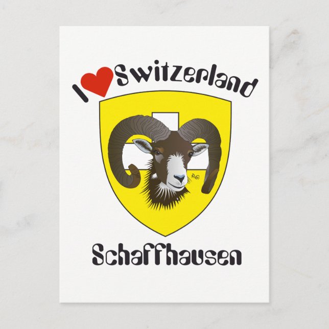Carte postale de Schaffhouse (Devant)