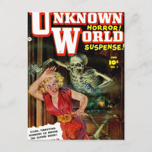 Carte postale de science-fiction Pulp #2