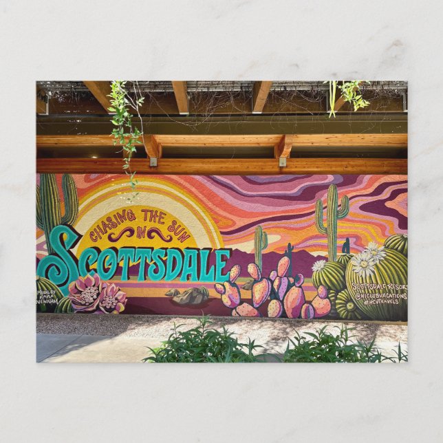 Carte postale de Scottsdale, Arizona (Devant)