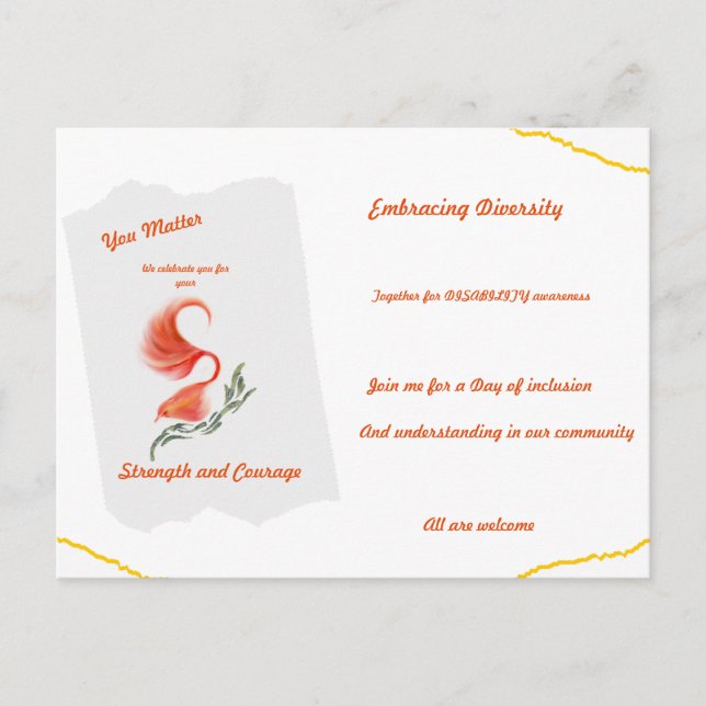 Carte postale de sensibilisation (Devant)