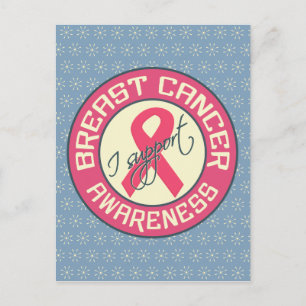 Carte postale de sensibilisation au cancer du sein