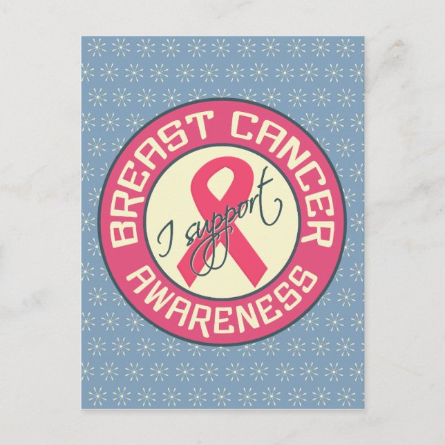 Carte postale de sensibilisation au cancer du sein (Devant)