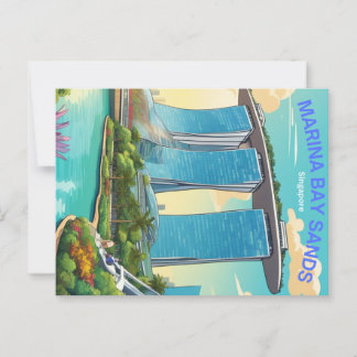 Carte postale de Singapour