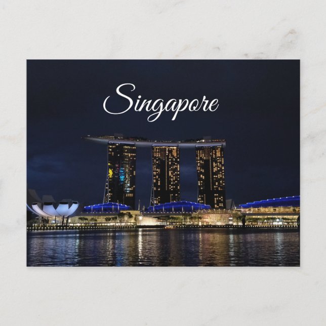 Carte postale de Singapour City Marina Bay Sands (Devant)