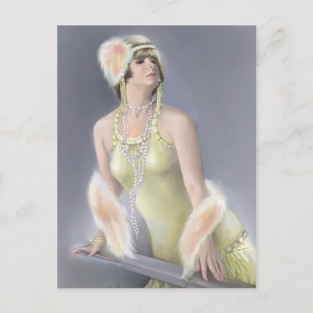 Carte postale de sirène d'été (Devant)