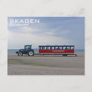 Carte postale de Skagen/Grenen Danemark !