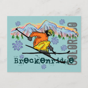 Carte postale de ski Breckenridge Colorado