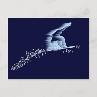 Carte postale de snowboardeur
