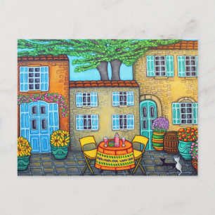 Carte postale de souvenirs de Provence par Lisa Lo