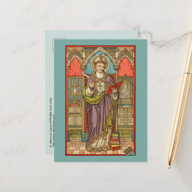 Carte postale de St. Alphonse Liguori (VVP 005) (Devant/Arrière en situation)