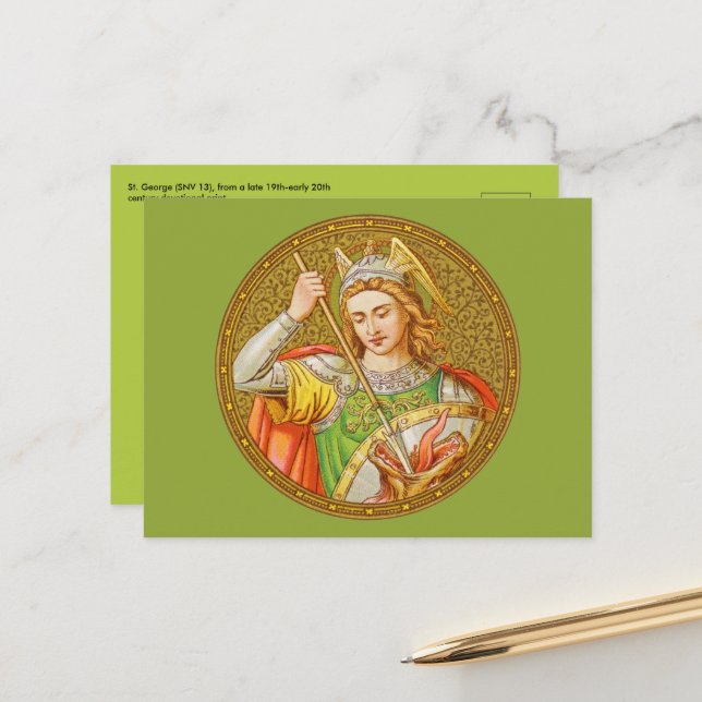 Carte postale de St. George (SNV 13) (Devant/Arrière en situation)