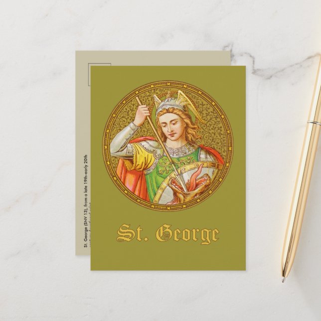 Carte postale de St. George (SNV 13) (Devant/Arrière en situation)
