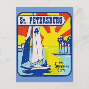 Carte postale de St. Petersburg, Floride
