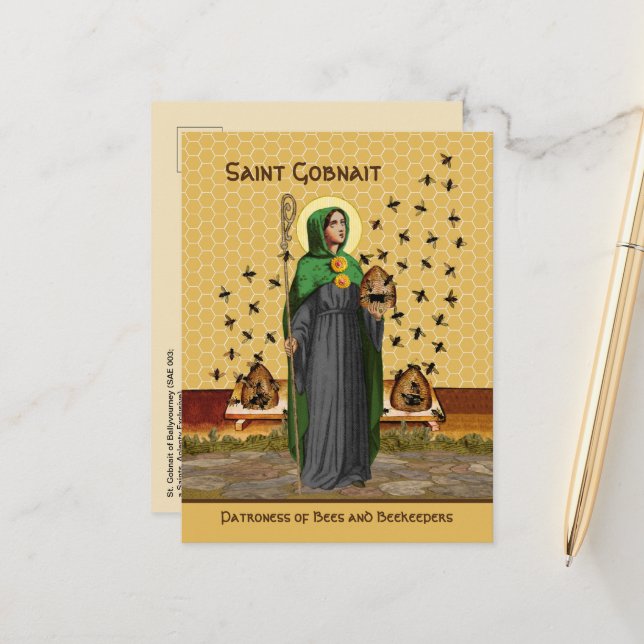 Carte postale de Ste Gobnait de Ballyvourney (SAE  (Devant/Arrière en situation)
