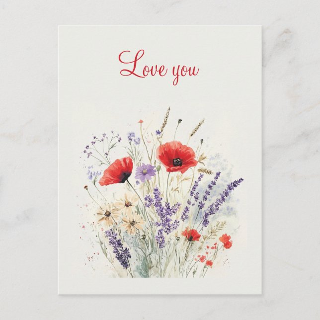 Carte postale de style Saint-Valentin (Devant)