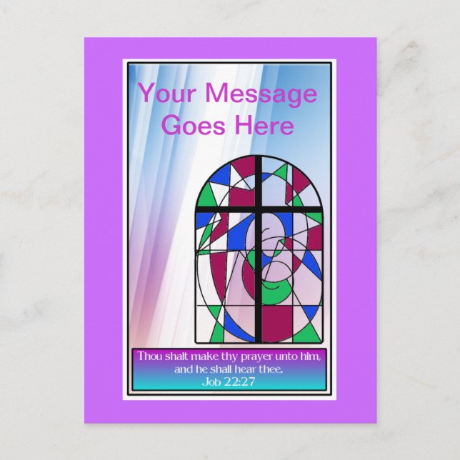 Carte postale de suivi de l'église (Devant)