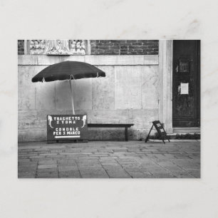 Carte postale de support de gondolier