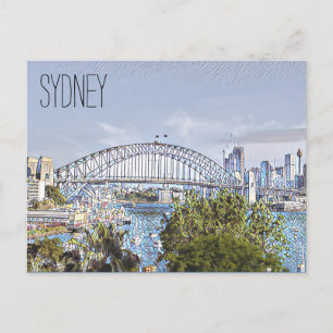 Carte Postale de sydney harbour