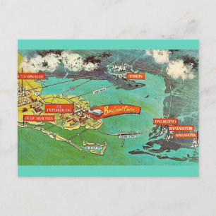 Carte postale de Tampa St Petersburg Bradento