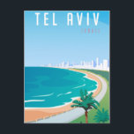 *~* Carte postale de Tel Aviv Israël Paysage urbai<br><div class="desc">CARTE POSTALE :</div>