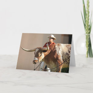 Carte postale de Texas Longhorns