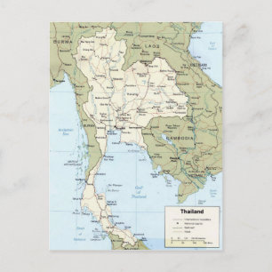 Carte postale de Thaïlande