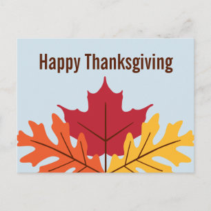 Carte postale de Thanksgiving