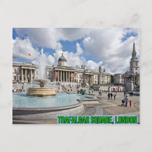 Carte postale de Trafalgar Carré Londres