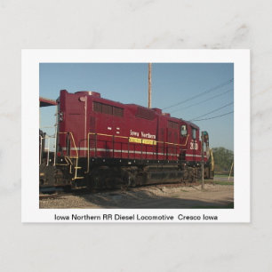 Carte postale de Trains