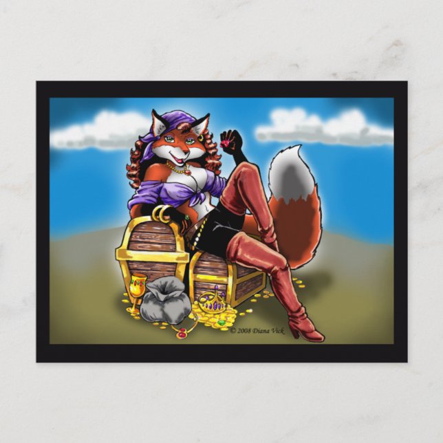 Carte postale de trésor (Devant)