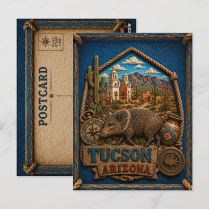 Carte postale de Tucson Arizona Voyage Vintage