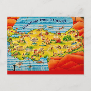 Carte postale de Turquie