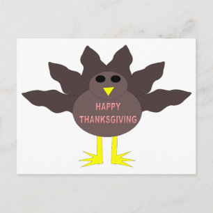 Carte postale de Turquie jouée par Thanksgiving