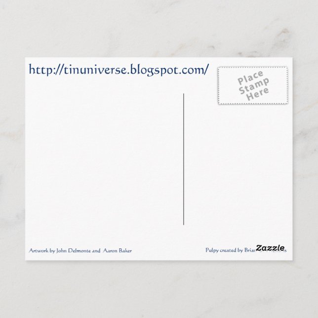 Carte postale de Two Pulpy (Dos)