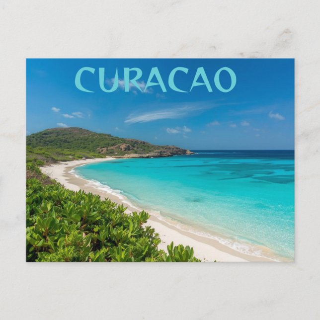 carte postale de vacances à Curaçao (Devant)