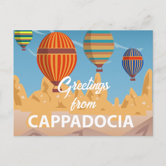 Carte postale de vacances de voyage en Cappadoce T (Devant)