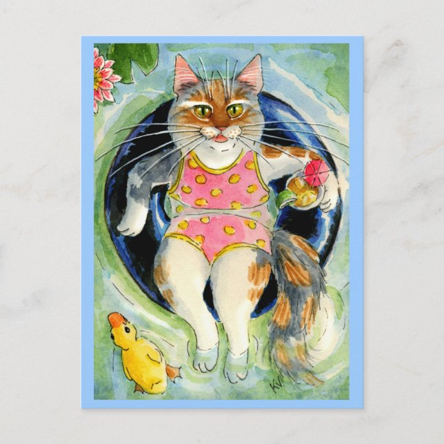 Carte postale de vacances d'été, vous souhaitant d (Devant)