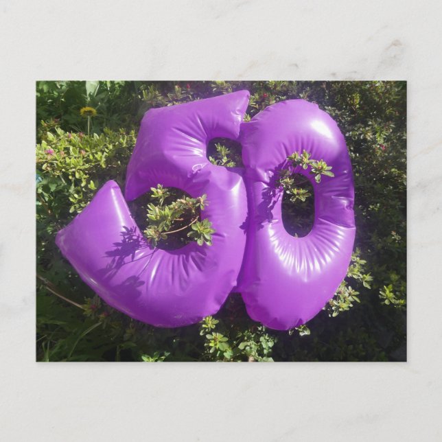 Carte postale de vacances DIY Violet 50 (Devant)