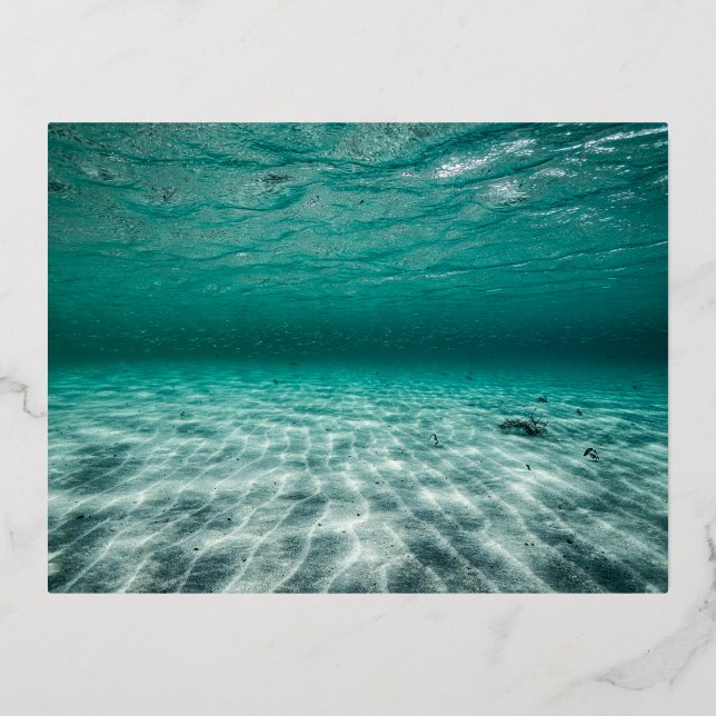 Carte postale de vacances en aluminium (Recto)