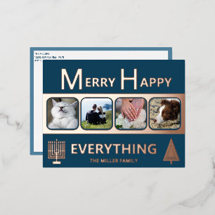 CARTE POSTALE DE VACANCES EN ALUMINIUM 