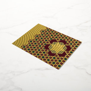Carte Postale De Vacances En Aluminium Aïd Moubarak 2025 Nouveau design