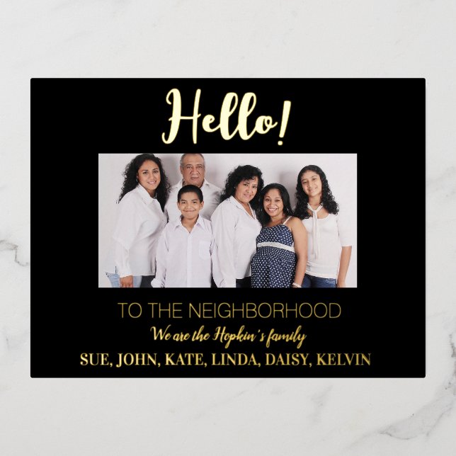 Carte Postale De Vacances En Aluminium Annonce photo "Nous venons d'emménager" (Recto)