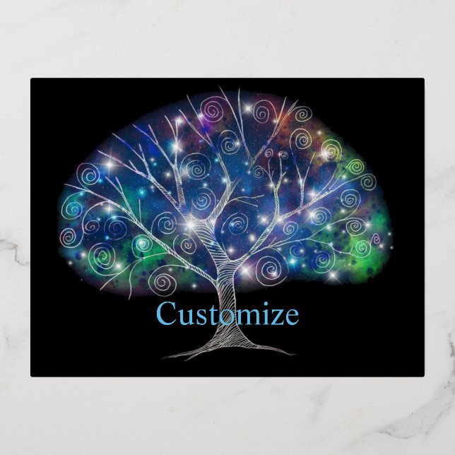 Carte Postale De Vacances En Aluminium Arbre tourbillonnant Thunder_Cove (Recto)