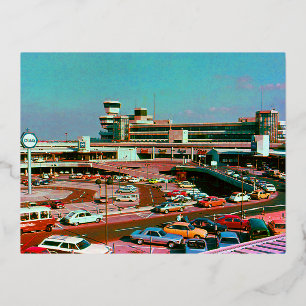 Carte Postale De Vacances En Aluminium Berlin L'aéroport de Tegel