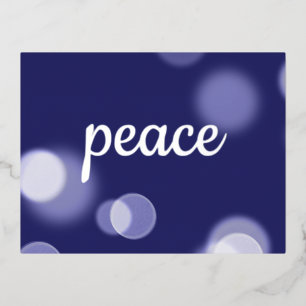 Carte Postale De Vacances En Aluminium Business Peace Blue