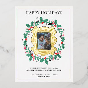 Carte Postale De Vacances En Aluminium Carte de Noël avec photo FRIENDS™